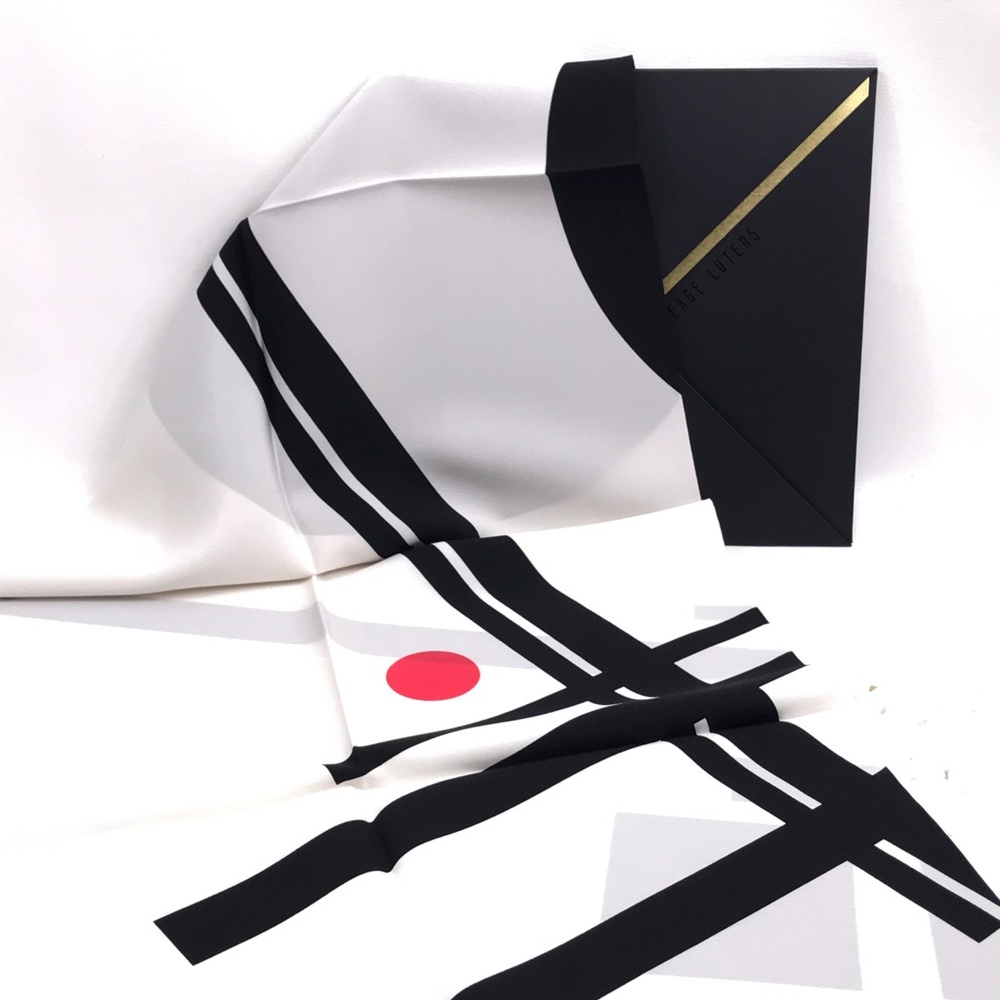 SERGE LUTENS Constructivisme Geometric Silk Scarf